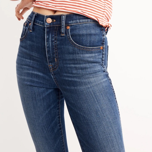 MADEWELL | Tall 10" High-Rise Skinny Jeans in Danny Wash, TENCEL™ Denim Edition - Picture 4 of 7